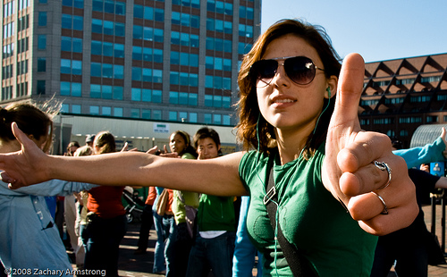 Stick up girl